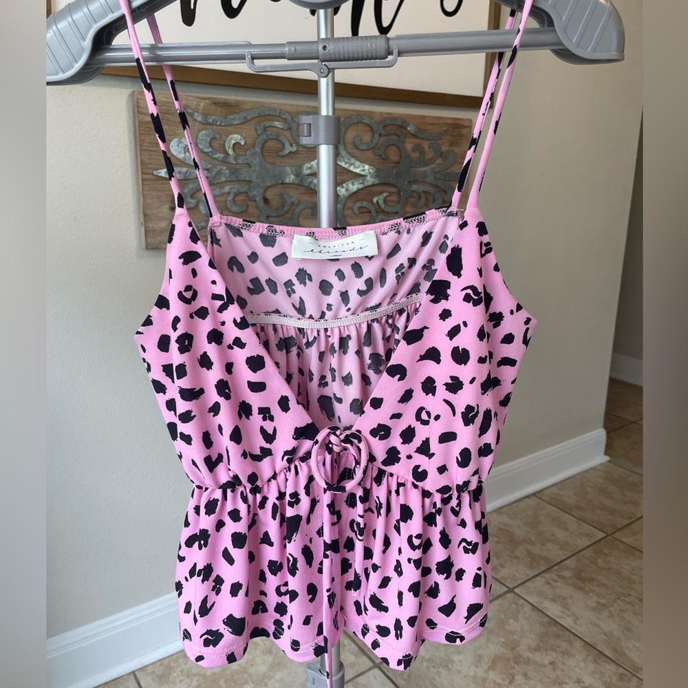 American Threads Crop Top